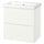 ENHET / TVÄLLEN wash-stnd w drawers/wash-basin, white, 64x43x65 cm