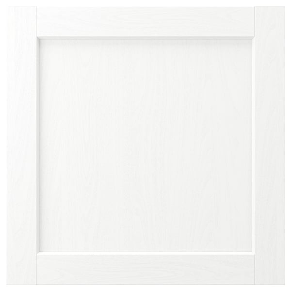 ENKÖPING door, white wood effect, 60x60 cm
