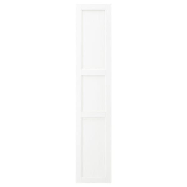 ENKÖPING door, white wood effect, 40x200 cm