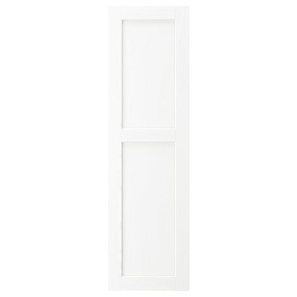 ENKÖPING door, white wood effect, 40x140 cm