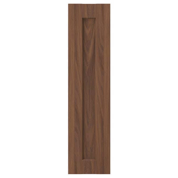 ENKÖPING door, brown walnut effect, 20x80 cm