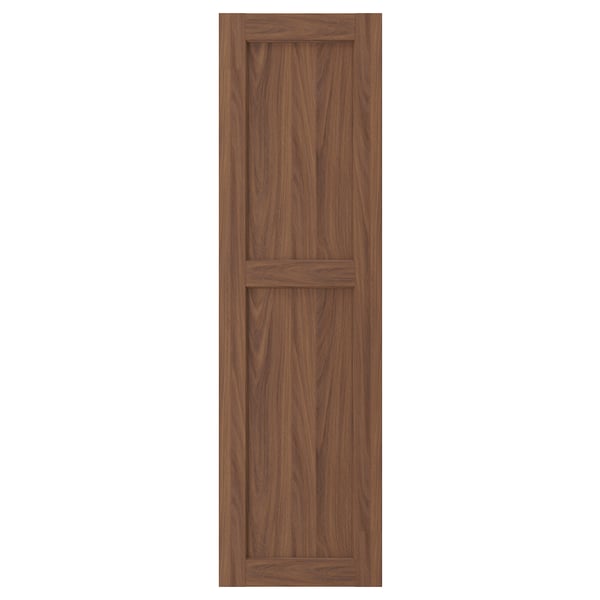 ENKÖPING door, brown walnut effect, 40x140 cm