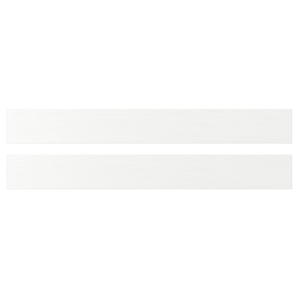 ENKÖPING drawer front, white wood effect, 80x10 cm, 2 pack