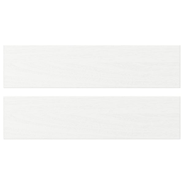 ENKÖPING drawer front, white wood effect, 40x10 cm, 2 pack