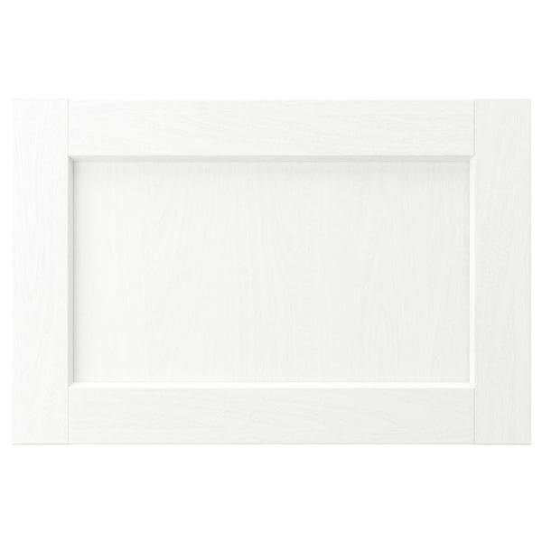 ENKÖPING drawer front, white wood effect, 60x40 cm