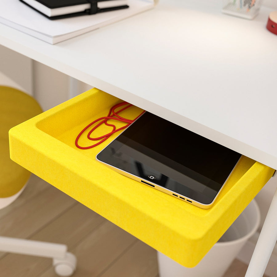 ENKROKEN desk, white, 85x56x72 cm