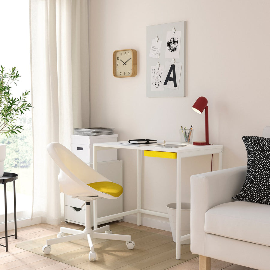 ENKROKEN desk, white, 85x56x72 cm