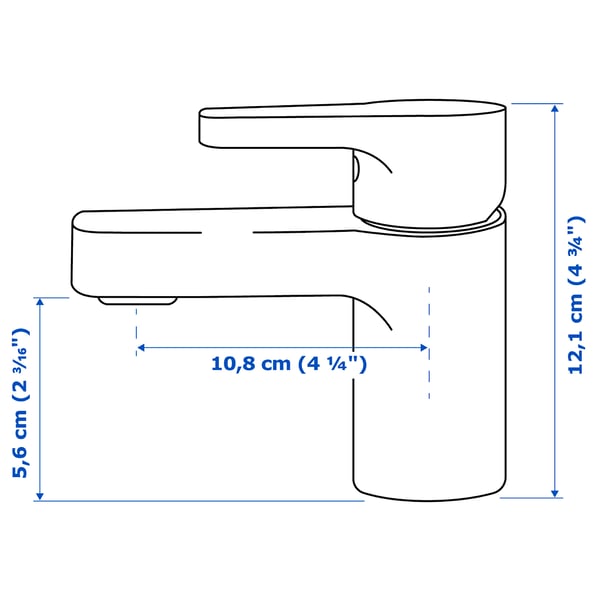 ENSEN wash-basin mixer tap, chrome-plated