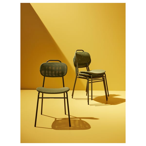 ENSHOLM chair, green outdoor, 48x85x58 cm