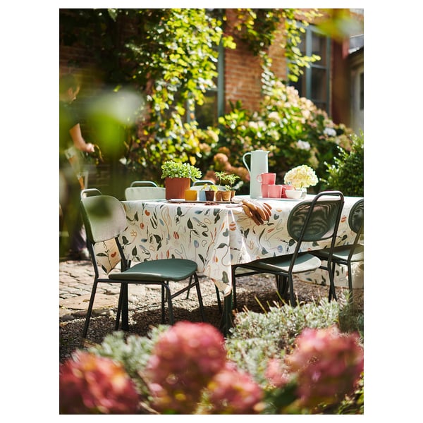 ENSHOLM chair, green outdoor, 48x85x58 cm