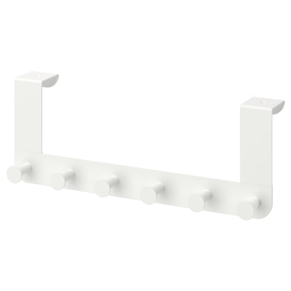 ENUDDEN hanger for door, white, 35x13 cm