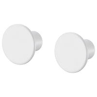 ENUDDEN hook, white, 4 cm, 2 pack