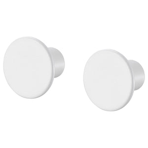 ENUDDEN hook, white, 4 cm, 2 pack