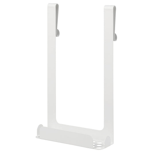 ENUDDEN hanging shower shelf with hooks, white, 31x9x51 cm