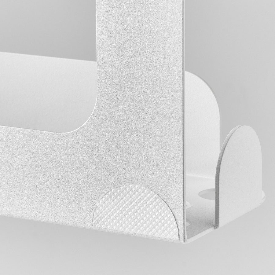 ENUDDEN hanging shower shelf with hooks, white, 31x9x51 cm