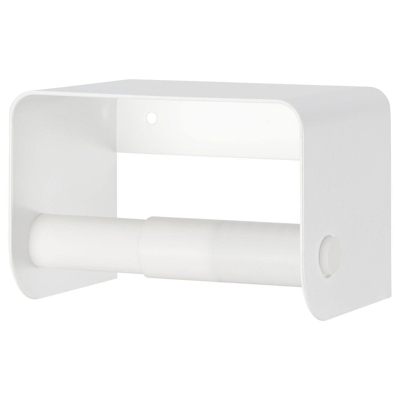 ENUDDEN toilet roll holder, white, 9x13x8 cm