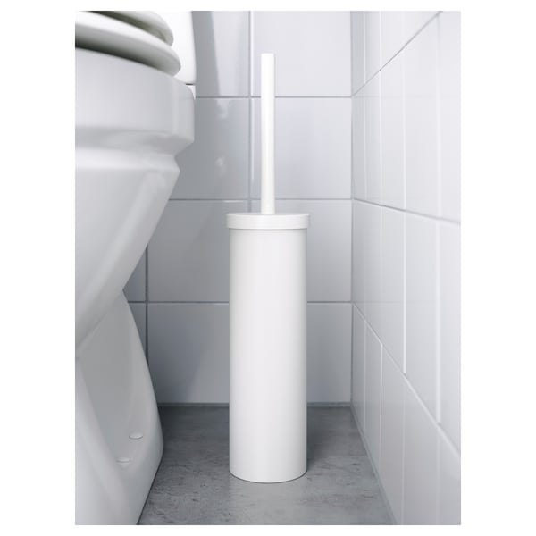 ENUDDEN toilet brush, white, 10 cm