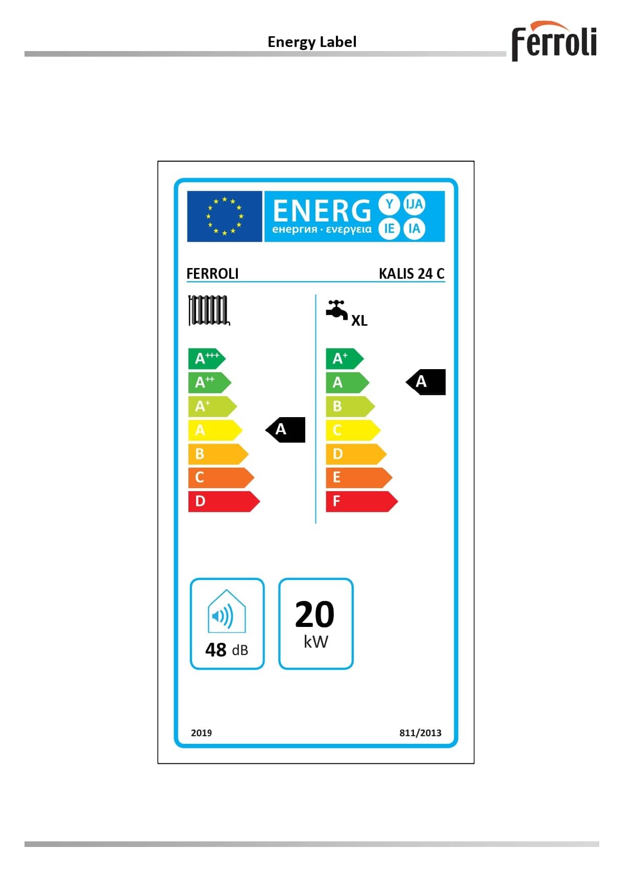 Bricocenter CALDAIA CONDENSAZIONE KALIS  24C