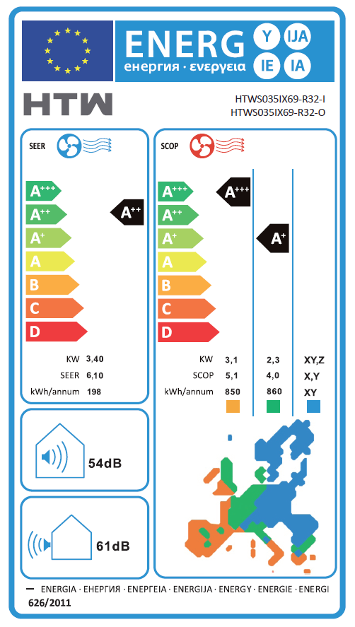 Bricocenter CLIMATIZZATORE FISSO HTW 12000 btu