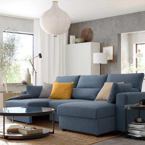 Ikea ESKILSTUNA - 3-seater sofa with chaise-longue ,