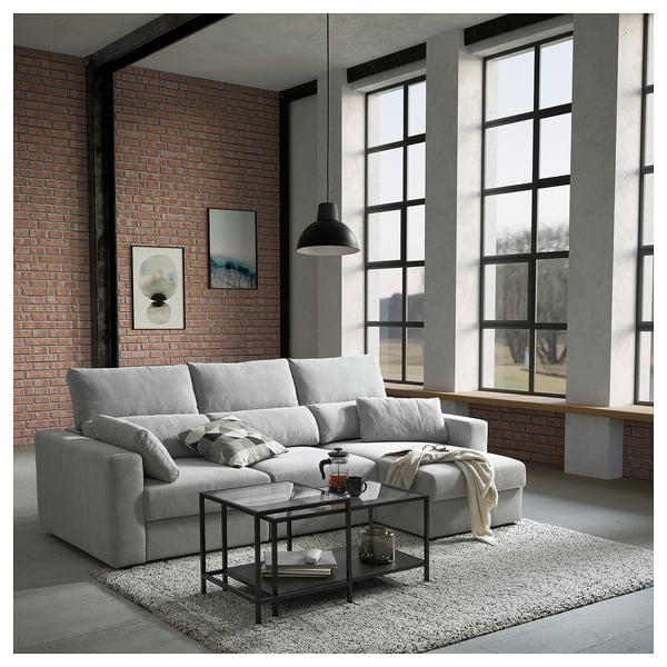 ESKILSTUNA 3-seat sofa with chaise longue