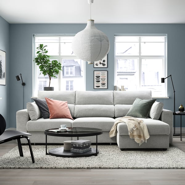 ESKILSTUNA 3-seat sofa with chaise longue