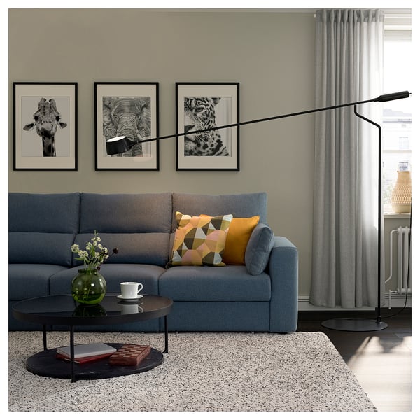 ESKILSTUNA 3-seat sofa, Gunnared blue, 268x100x109 cm