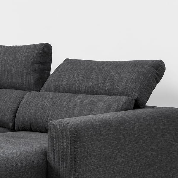 ESKILSTUNA 3-seat sofa, Hillared anthracite, 268x100x109 cm