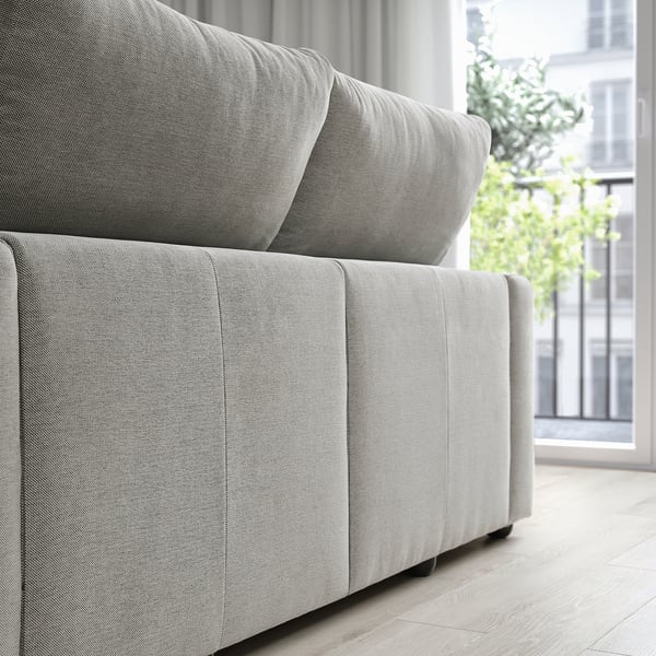 ESKILSTUNA 3-seat sofa, Tallmyra white/black, 268x100x109 cm