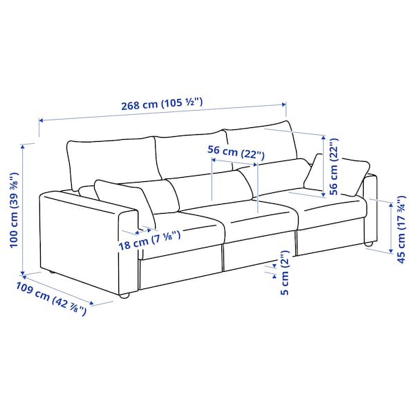 Ikea ESKILSTUNA - 3-seater sofa