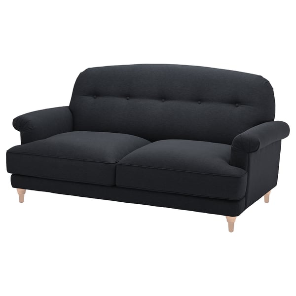 ESSEBODA 2-seat sofa, Knäbäck/anthracite birch, 192x94x96 cm