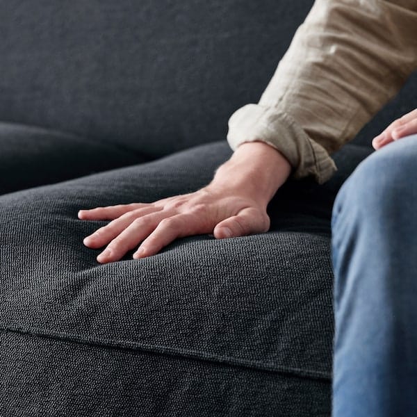 Ikea ESSEBODA - 2-seat sofa, Knäbäck anthracite / brown ,