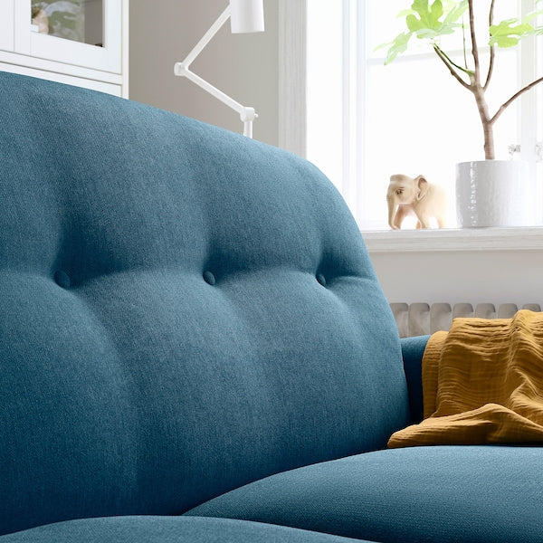 ESSEBODA - 3-seat sofa, Tallmyra / birch blue