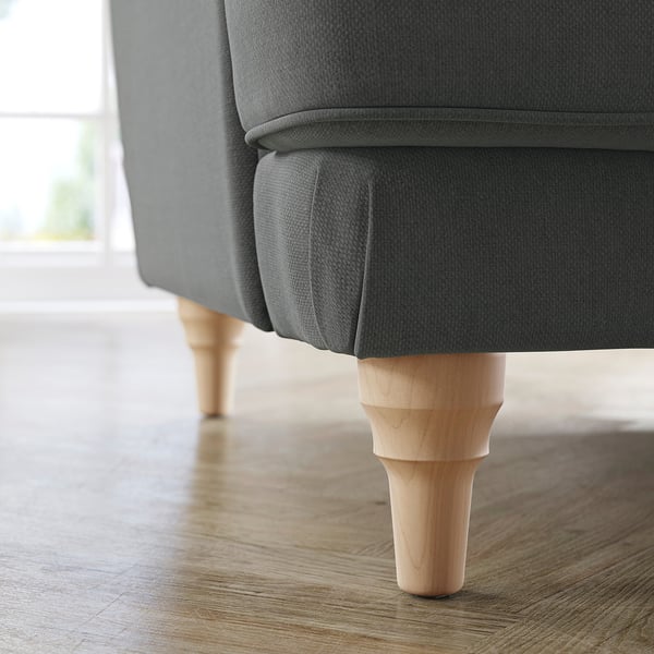 ESSEBODA - 3-seater sofa, Tallmyra/smoke birch grey ,