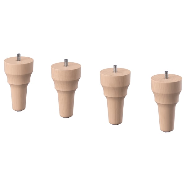ESSEBODA legs for sofa, birch, 4 pack