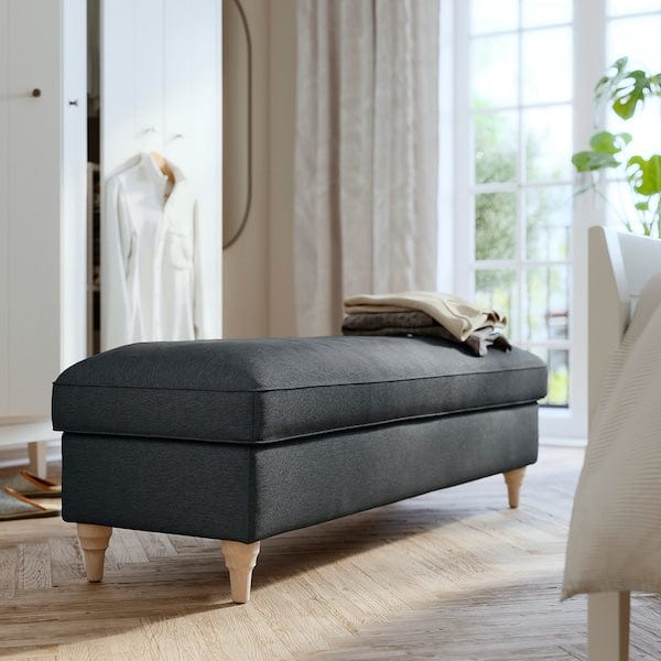 Ikea ESSEBODA - Bench with Storage, Knäbäck / birch anthracite ,