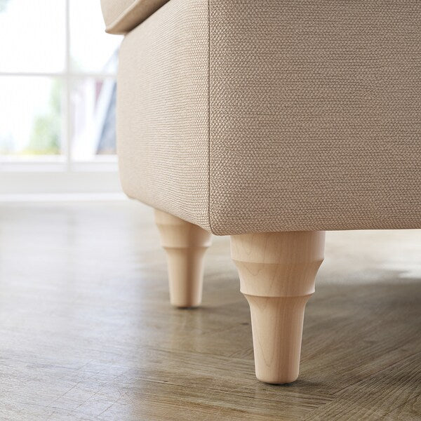 ESSEBODA - Bench with Storage, Knäbäck/light birch beige ,