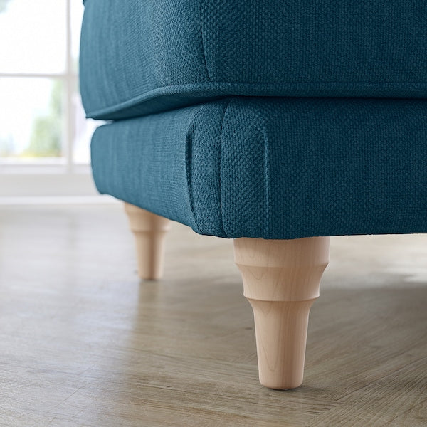 ESSEBODA - Footstool, Tallmyra / birch blue ,