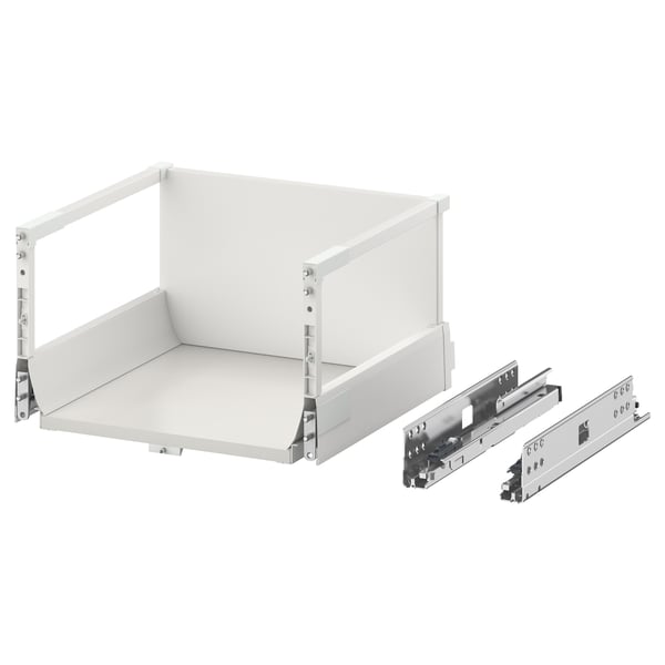 EXCEPTIONELL drawer, high with push to open, white