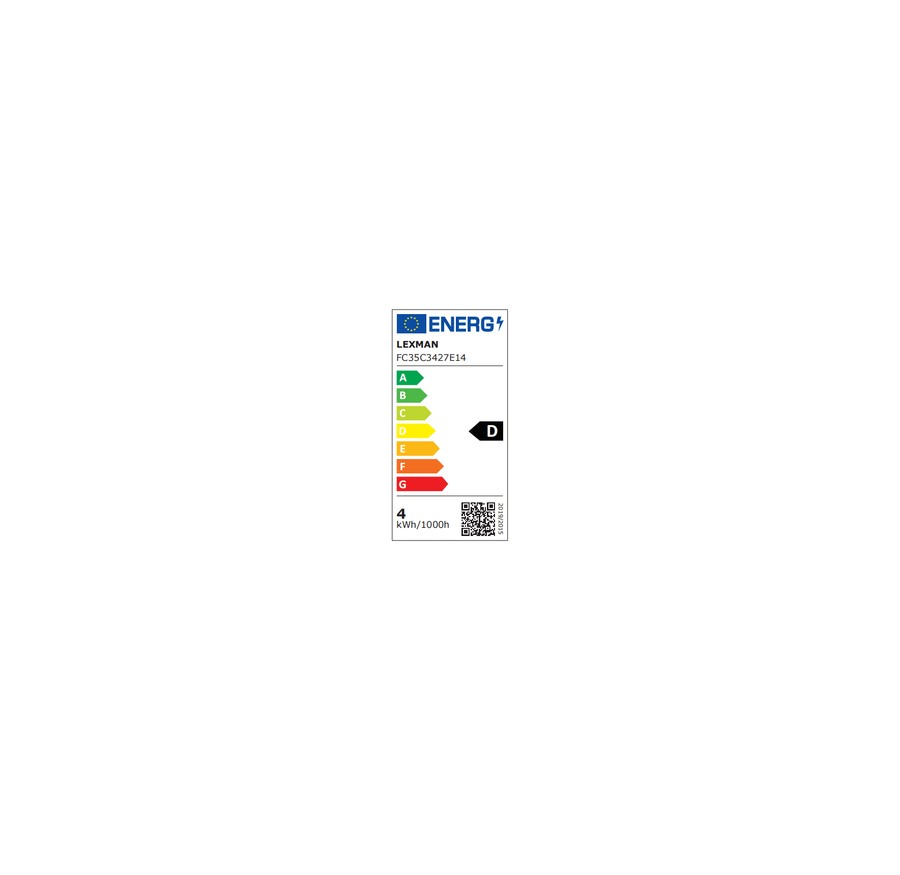 Lampadina led e14=40w candela trasparente luce calda