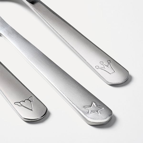 Ikea FABLER - 3-piece cutlery set, stainless steel