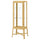 FABRIKÖR glass-door cabinet, dark yellow, 57x150 cm