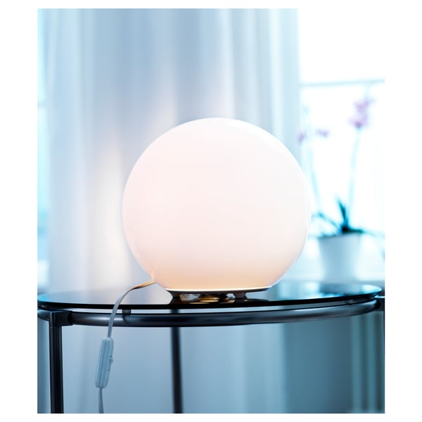 FADO table lamp, white, 25 cm