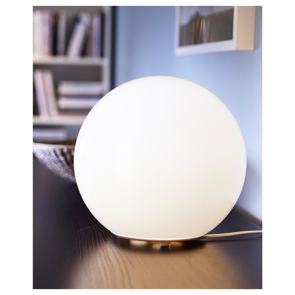 FADO table lamp, white, 25 cm