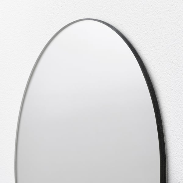 FÄRGEK - FÄRGEK Decorative mirror, grey, 20 cm
