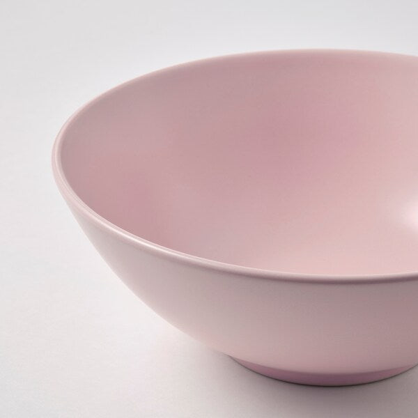 FÄRGKLAR - Bowl, matt light pink, 16 cm price include 4 pieces