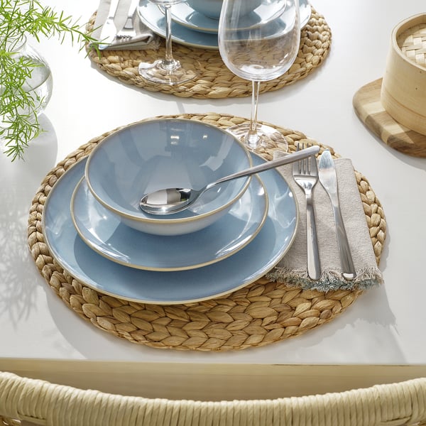 FÄRGKLAR - FÄRGKLAR Plate, light blue, 26 cm