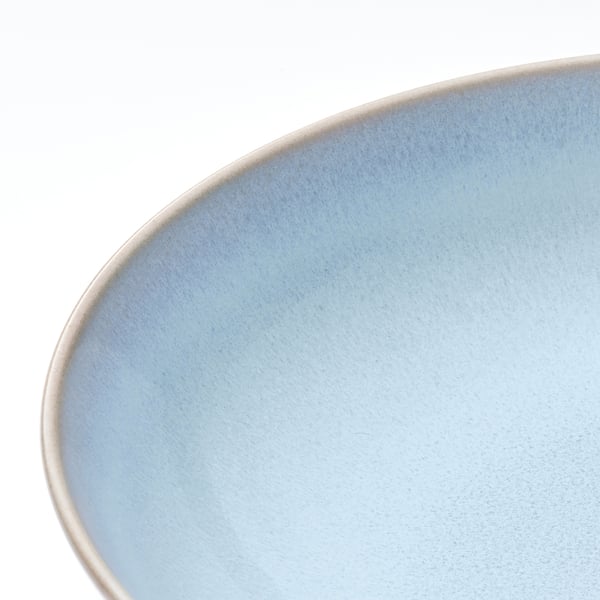 FÄRGKLAR deep plate, light blue, 23 cm