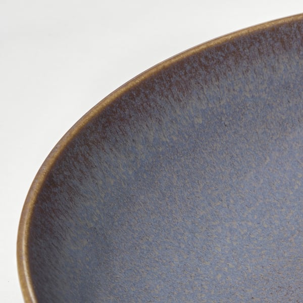 FÄRGKLAR deep plate, lilac, 23 cm