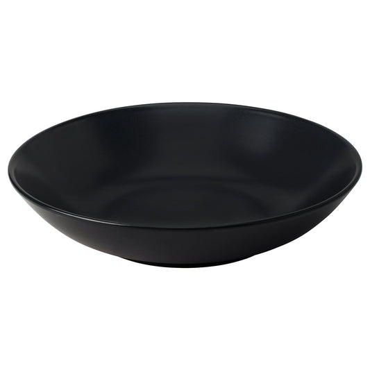 FÄRGKLAR deep plate, matt dark grey, 23 cm